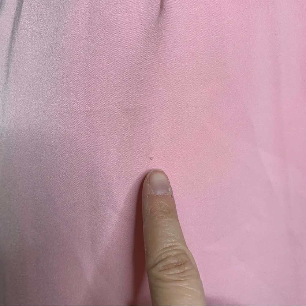 NWT NBD x Naven Mona Asymmetrical Dress in Light Lotus Pink - Picture 9 of 16